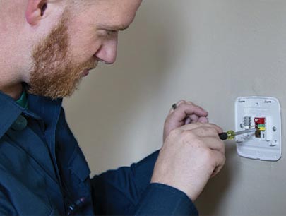Man Workin On Electric Outlet